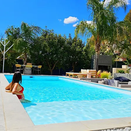 Blue Topaz Poolside Villa Nauplia